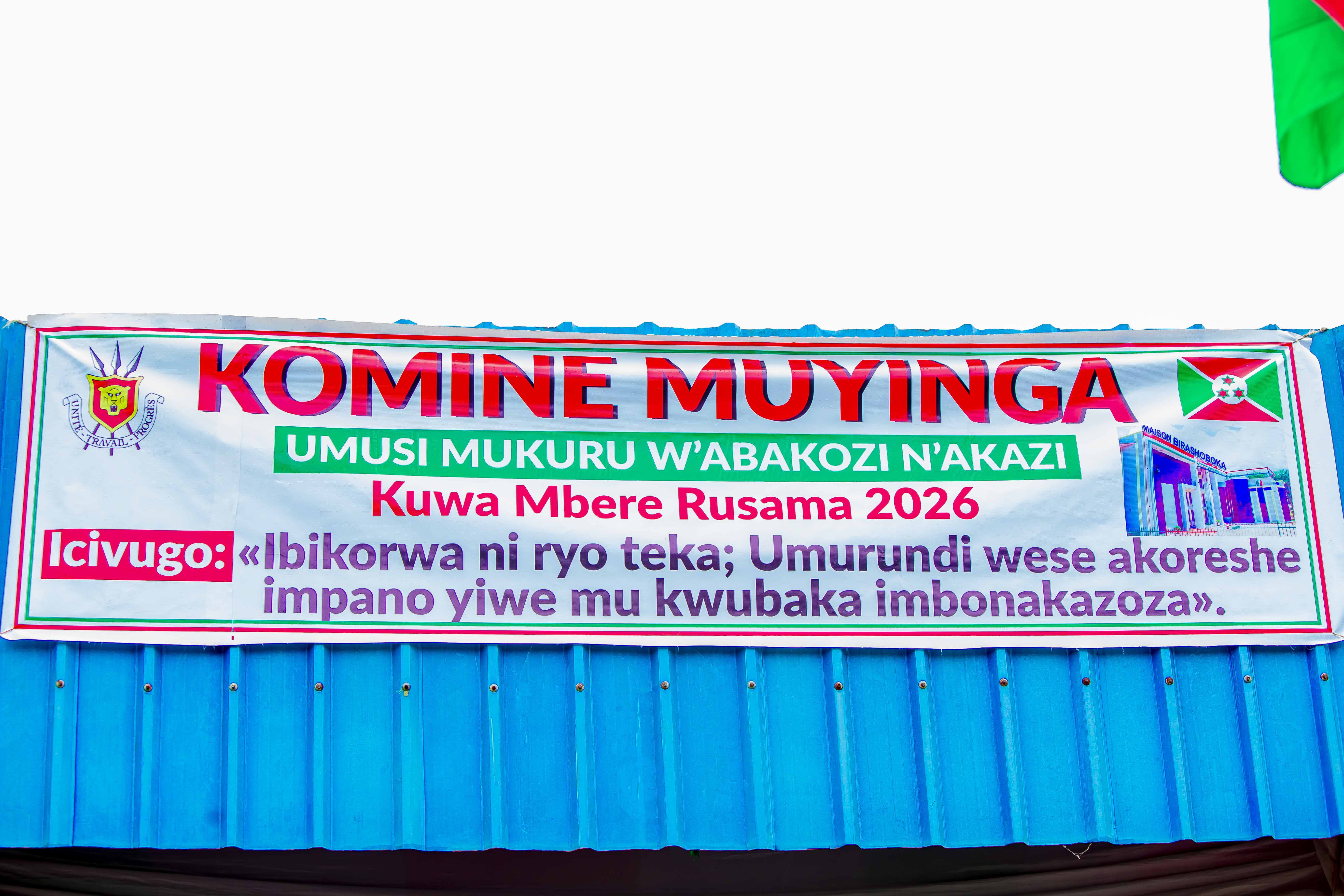 Commune Muyinga: Umusi mukuru wahariwe Abakozi n'akazi