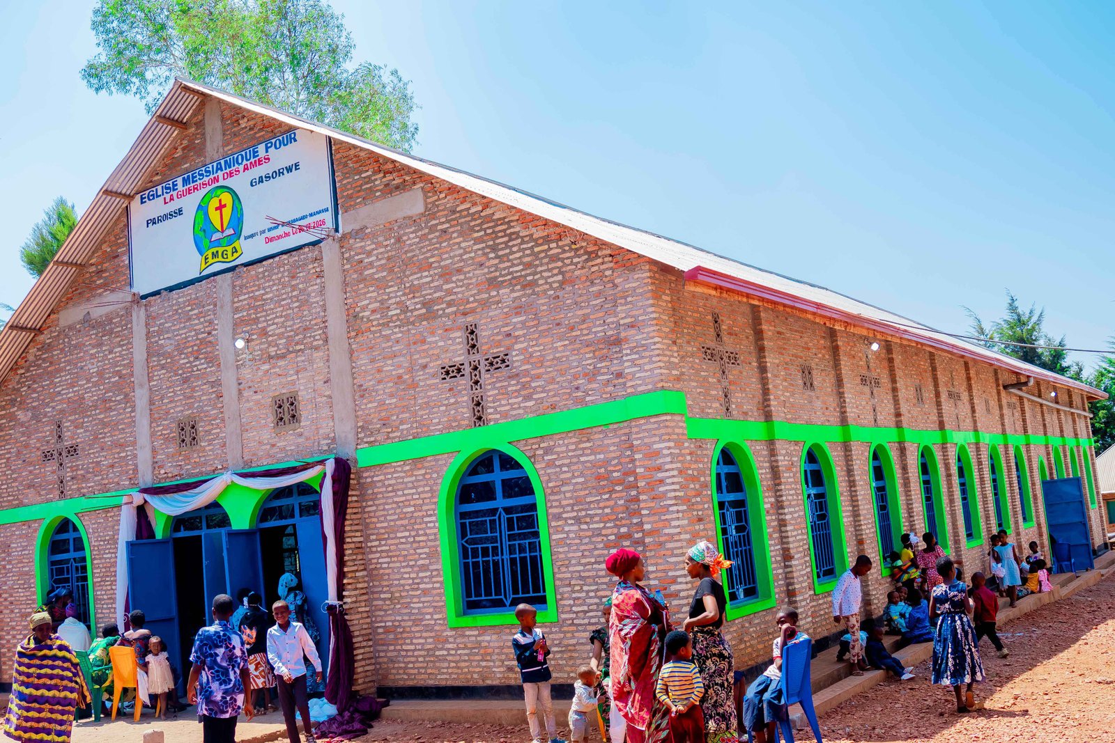 L'Église Messianique pour la Guérison des Âmes inaugure officiellement son temple au camp des réfugiés